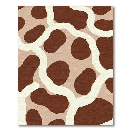 Earthy Tones Abstract Spots Rug
