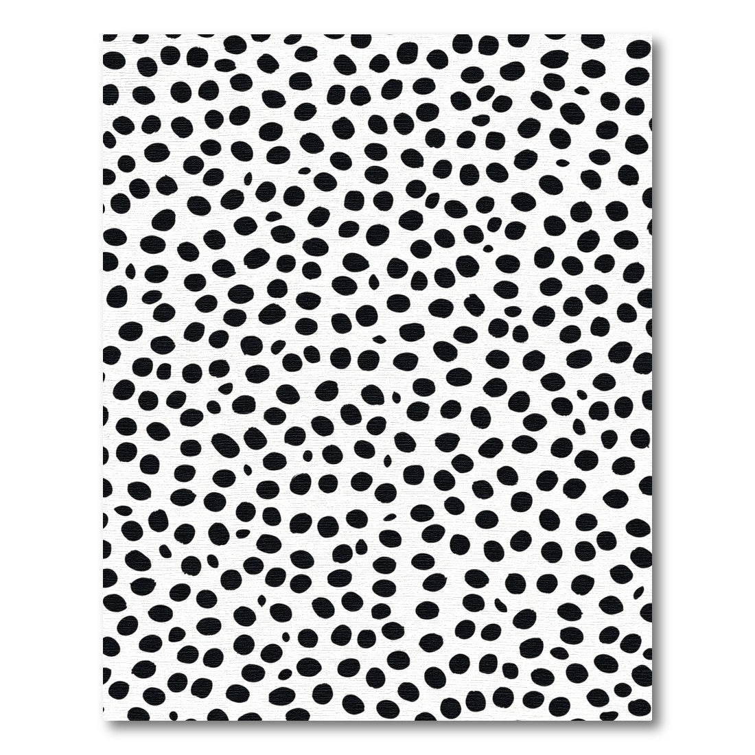 Black White Polka Dot Scatter Rug