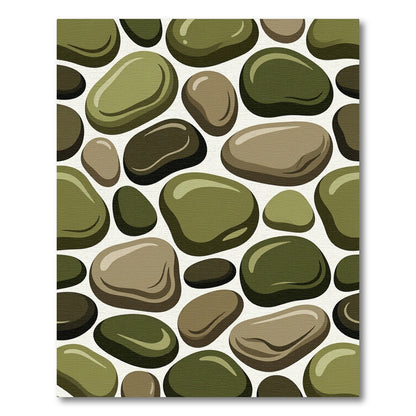 Earthy Smooth Pebble Collection Rug