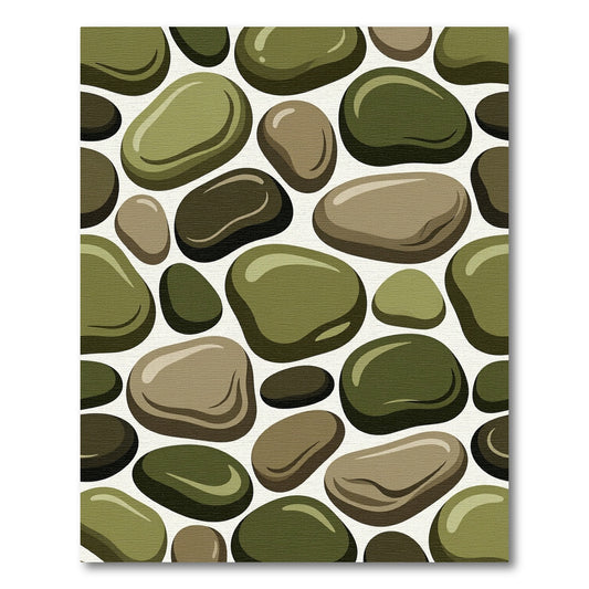 Earthy Smooth Pebble Collection Rug