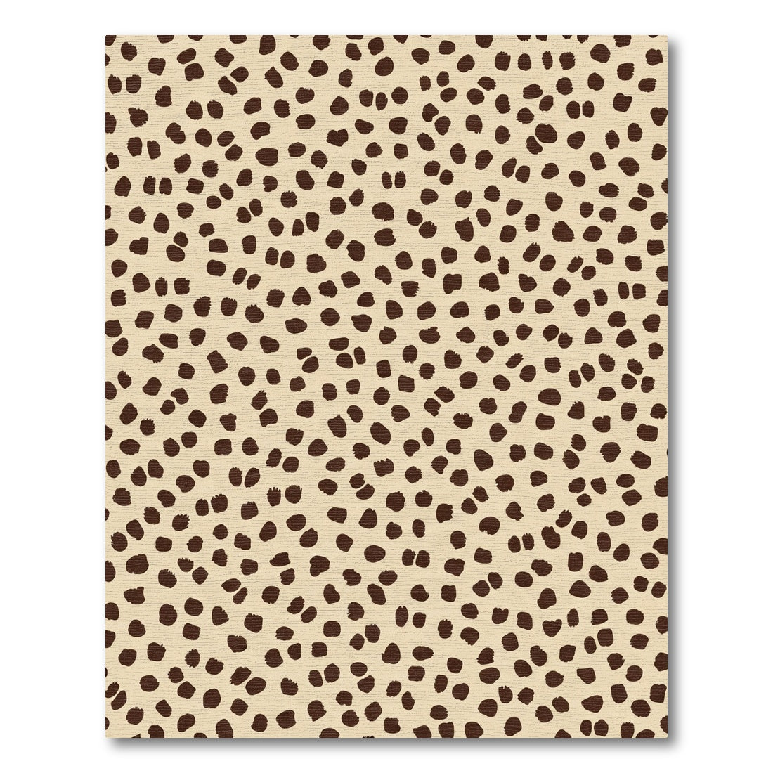 Tan And Brown Spot Scatter Rug