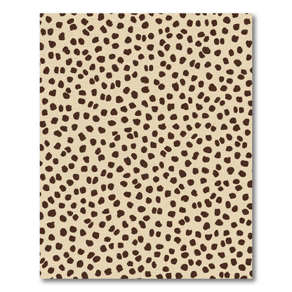 Tan And Brown Spot Scatter Rug