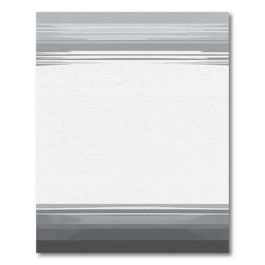 Monochromatic Abstract Geometric Layered Rug