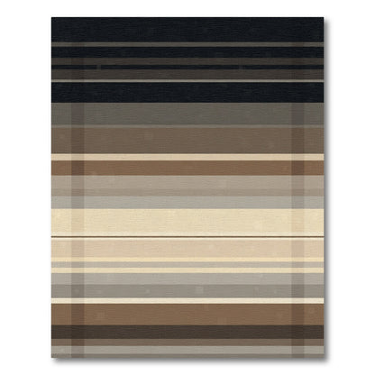Neutral Tones Woven Linear Rug