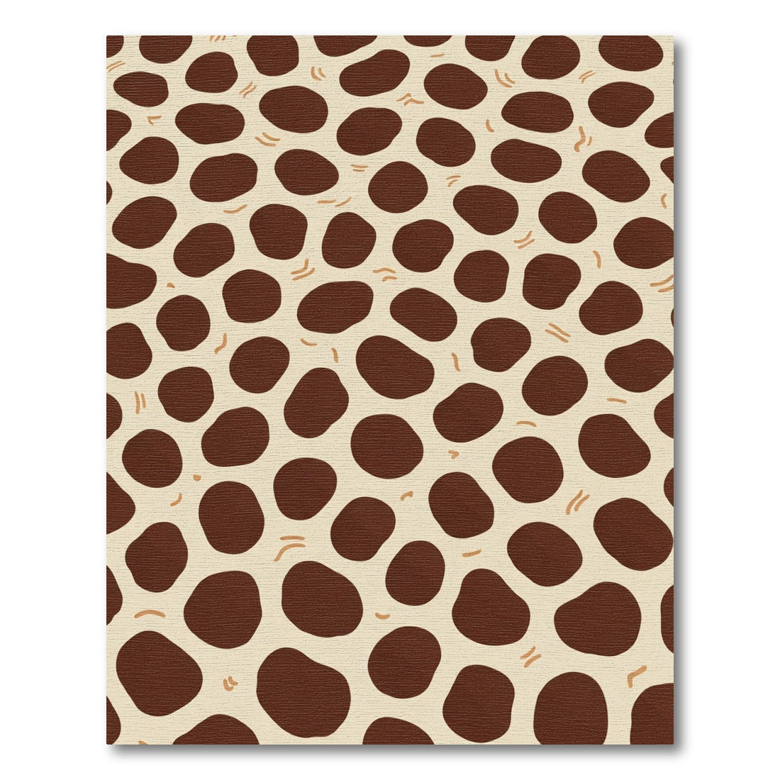 Brown Spots Beige Whimsical Spots Rug