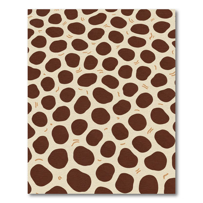 Brown Spots Beige Whimsical Spots Rug