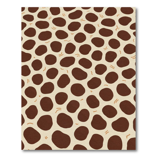Brown Spots Beige Whimsical Spots Rug