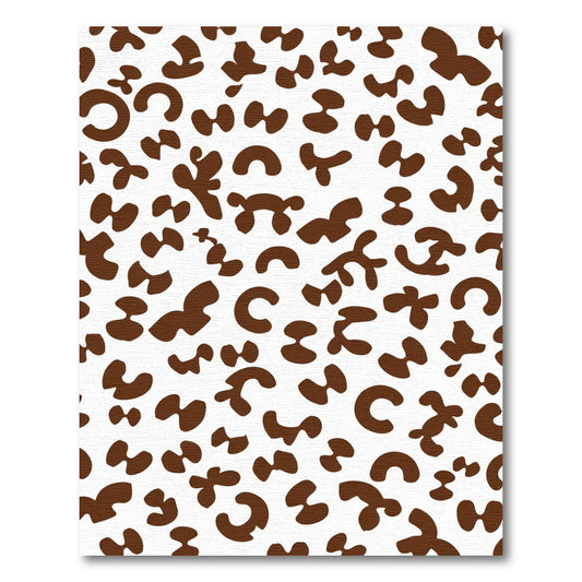 Brown Organic Spotty Composition Rug