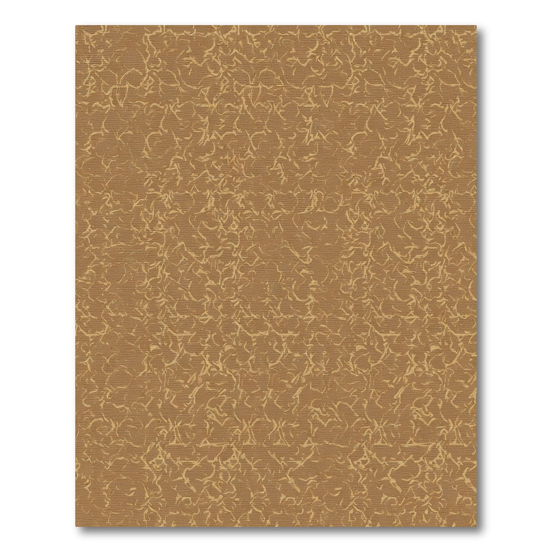 Abstract Terra Cotta Fine Lines Rug