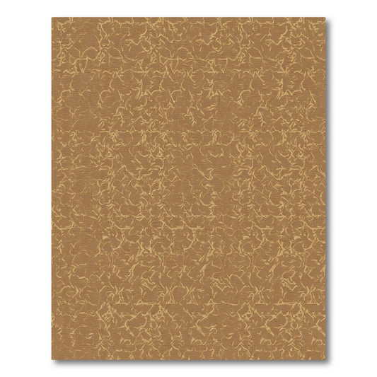 Abstract Terra Cotta Fine Lines Rug