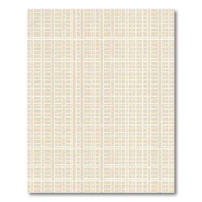 Tuscan Beige Grid Check Rug