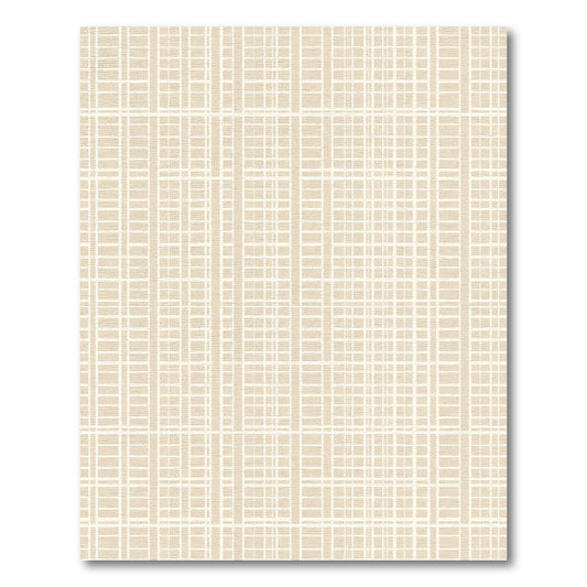 Tuscan Beige Grid Check Rug
