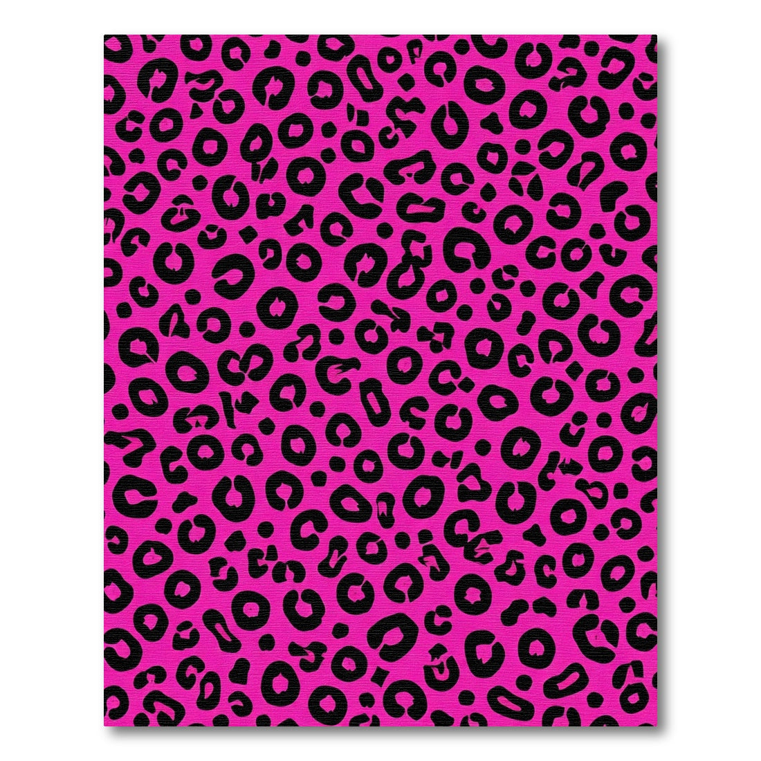 Hot Pink Leopard Spot Accent Rug