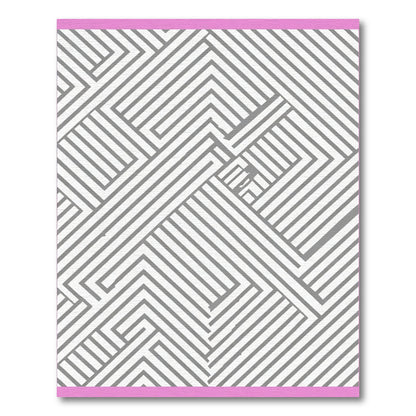 Modern Gray Geometric Intersecting Lines Rug