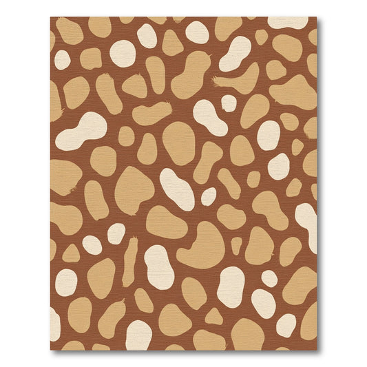 Earthy Tones Organic Blob Rug