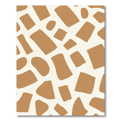 Warm Tan Giraffe Spots Rug