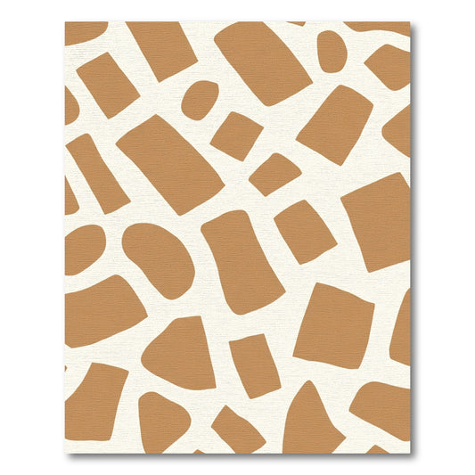 Warm Tan Giraffe Spots Rug