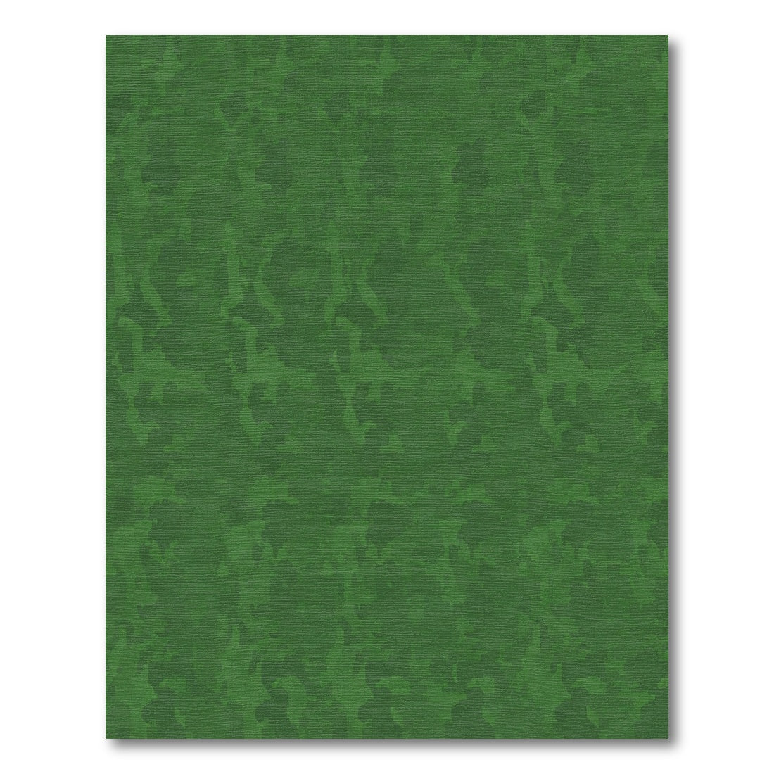 Deep Green Abstract Camouflage Rug