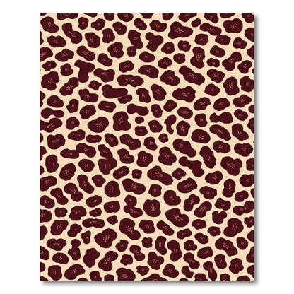 Dark Brown Animal Print Accents Rug