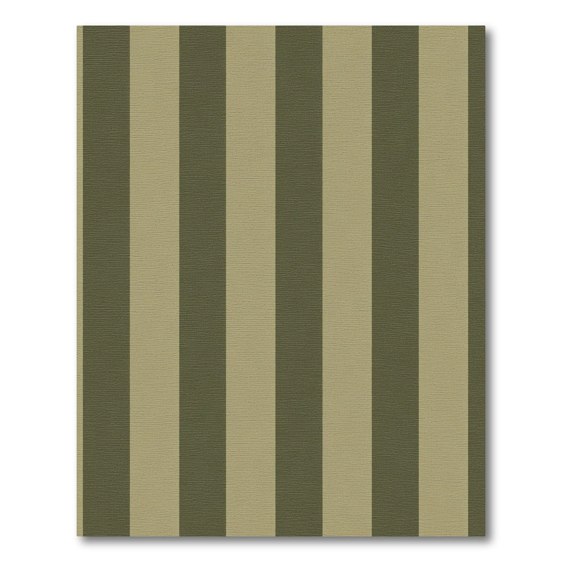 Classic Khaki Olive Stripe Rug