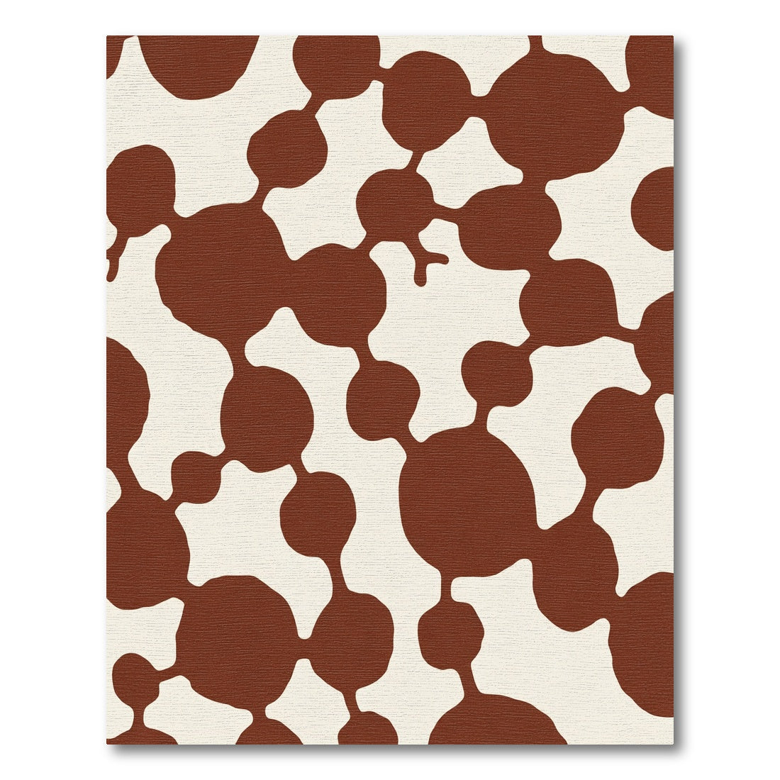 Terra Cotta Organic Bubble Cluster Rug