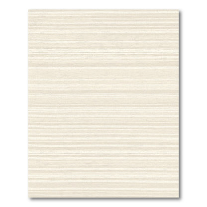 Minimalist Cream Hand Drawn Stripes Rug