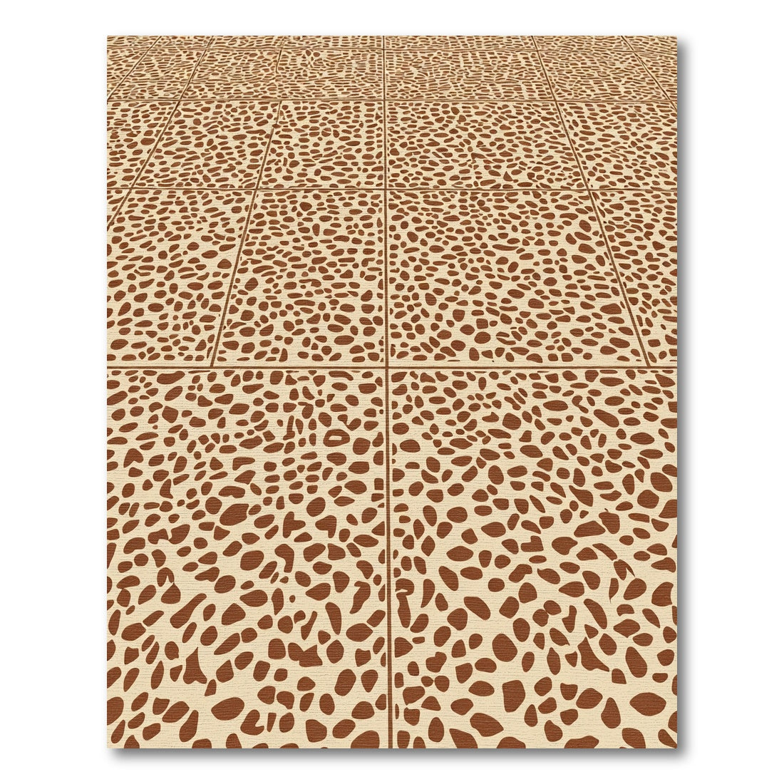 Beige Brown Organic Dapple Rug