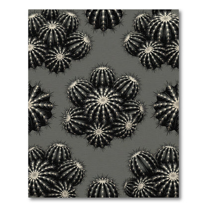 Monochromatic Dark Cactus Cluster Rug