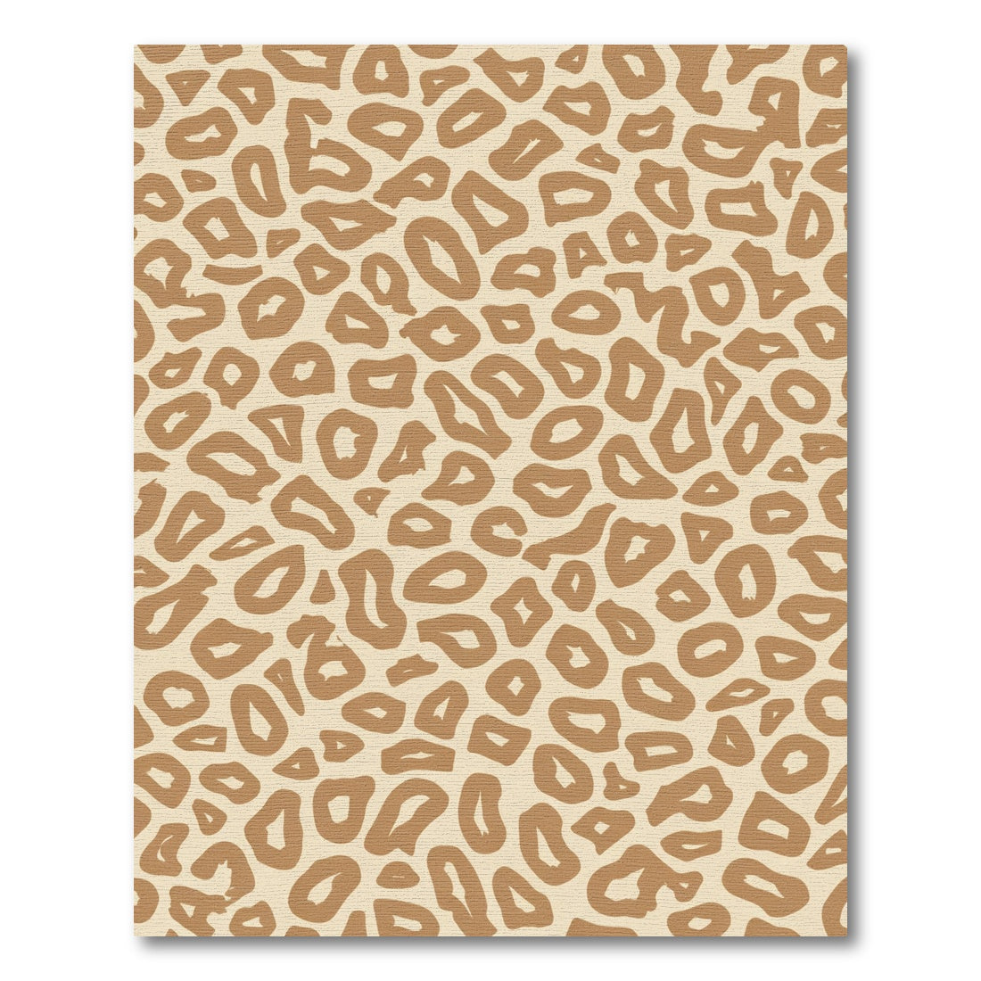 Tan Abstract Spots Rug