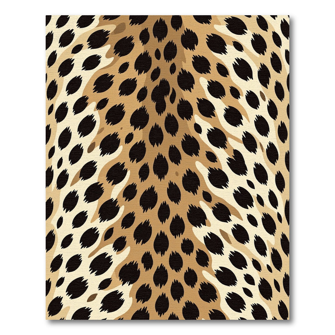 Wild Spotted Leopard Gradient Rug