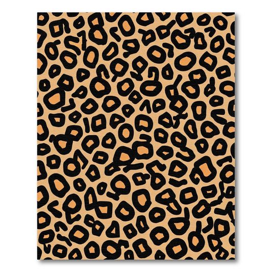 Wild Cat Spots Caramel Rug