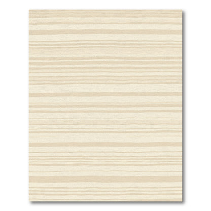 Neutral Textured Horizontal Lines Rug