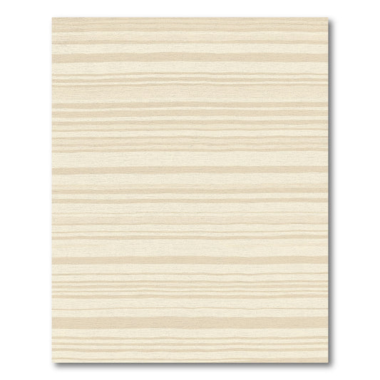 Neutral Textured Horizontal Lines Rug