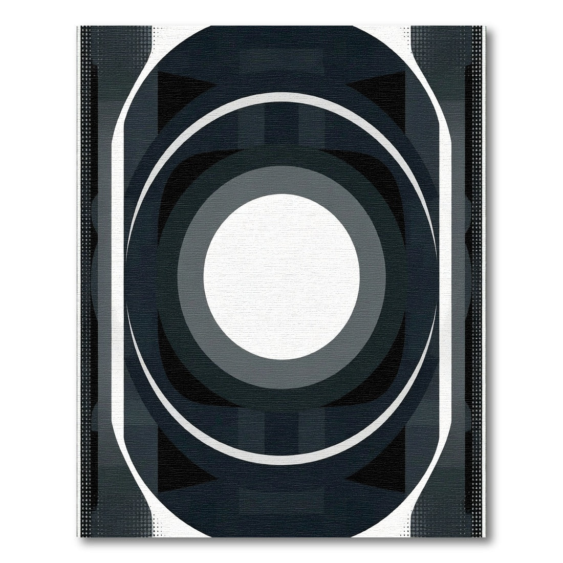 Monochromatic Concentric Arc Rectangular Rug