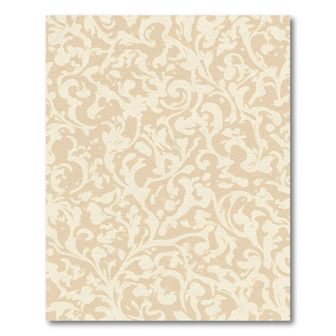 Cream Beige Ornamental Scroll Revival Rug