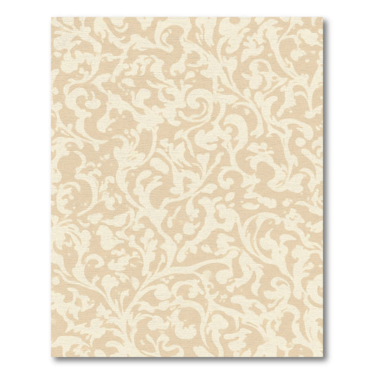 Cream Beige Ornamental Scroll Revival Rug