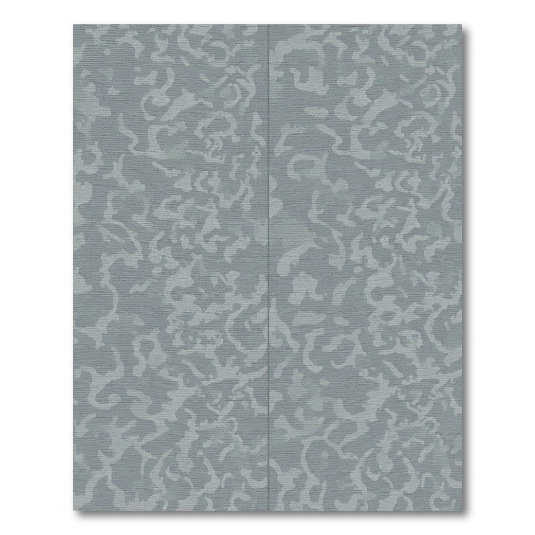 Cool Gray Organic Swirl Rug