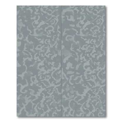 Cool Gray Organic Swirl Rug