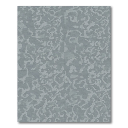 Cool Gray Organic Swirl Rug