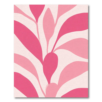 Pink Abstract Swirl Bloom Rug