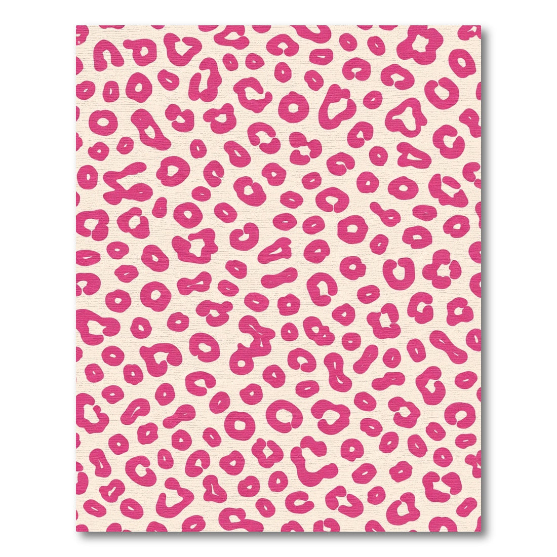 Bright Pink Leopard Spotty Rug