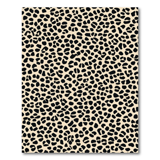 Beige Leopard Spots All Over Rug
