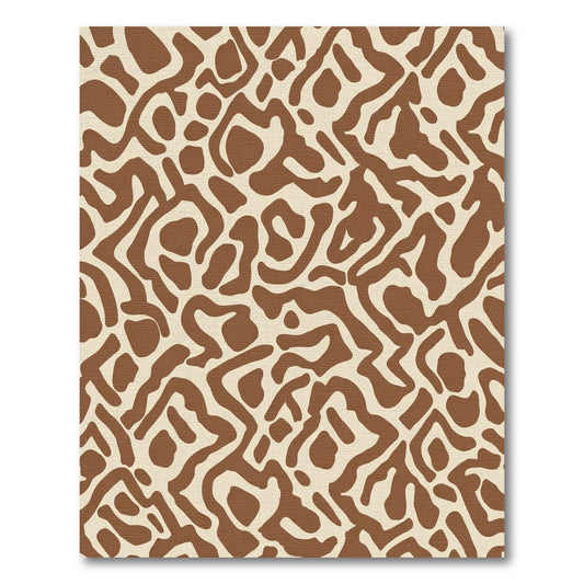Sienna Abstract Organic Flow Rug