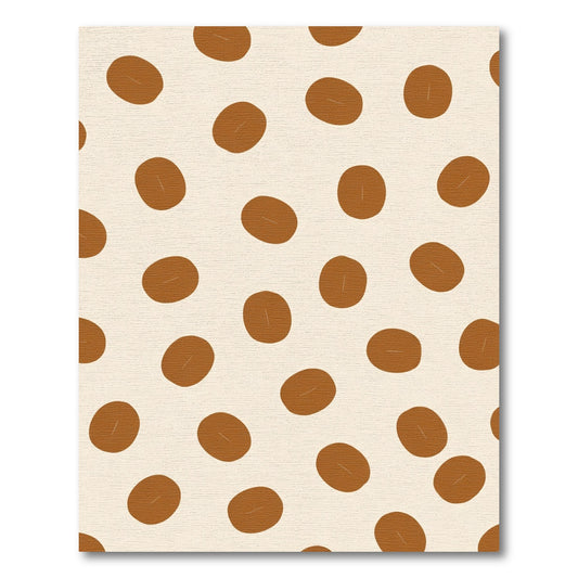 Brown Coffee Bean Spot Rug