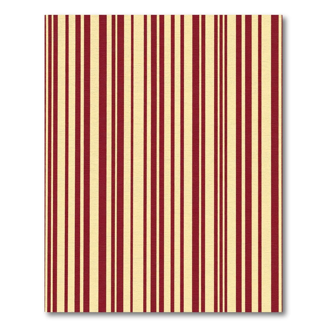 Crimson Yellow Vertical Stripes Rug