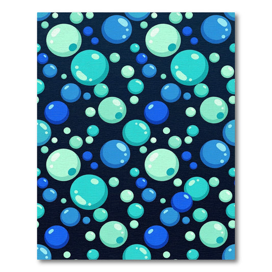 Ocean Blue Bubble Delight Rug