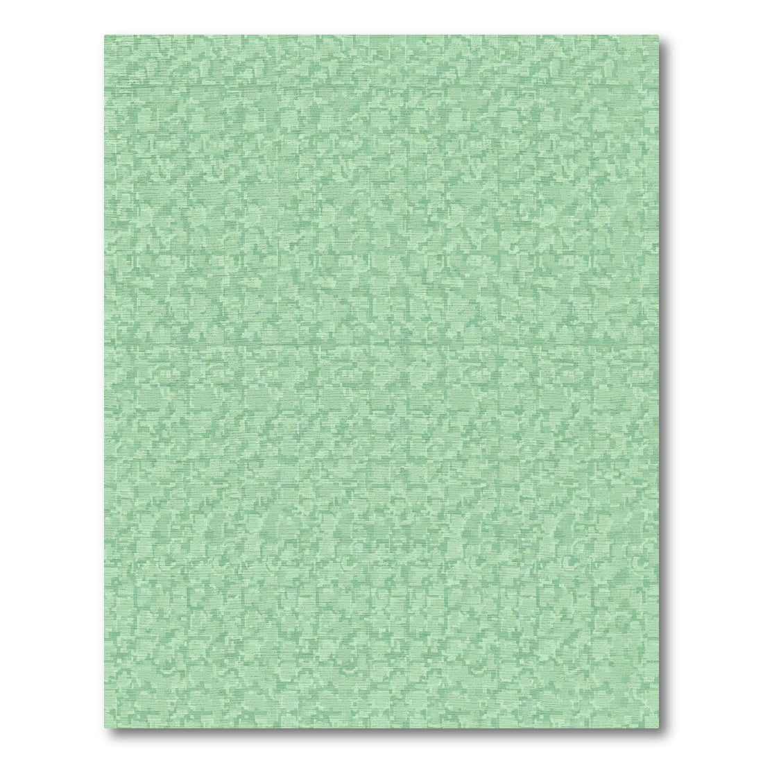 Mint Green Pixelated Texture Rug