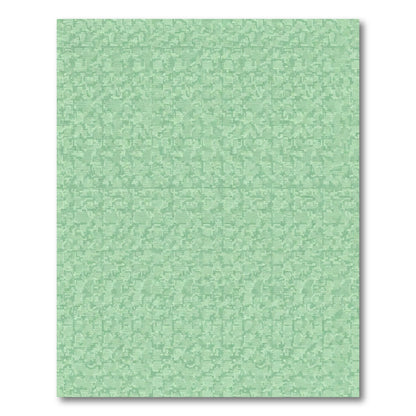 Mint Green Pixelated Texture Rug