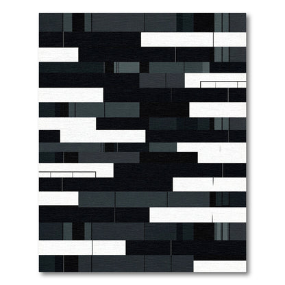 Monochromatic Geometric Block Stripe Rug