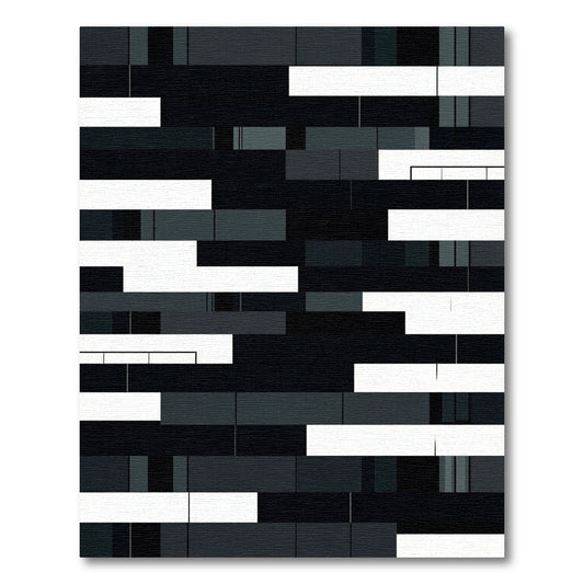 Monochromatic Geometric Block Stripe Rug